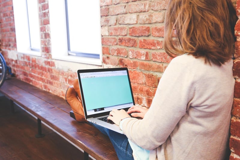 Business Woman Laptop